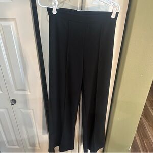 Black Wide Leg Women's Pants by Poplar 21, Sz L